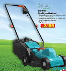 KİWİ ELEKTRİKLİ ÇİM BİÇME MAKİNESİ indirimli fiyat KİWİ ELEKTRİKLİ ÇİM BİÇME MAKİNESİ fiyat ve kampanya bilgisi